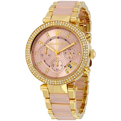 mk6326 michael kors|Michael Kors Parker Pink Dial Ladies Watch MK6326.